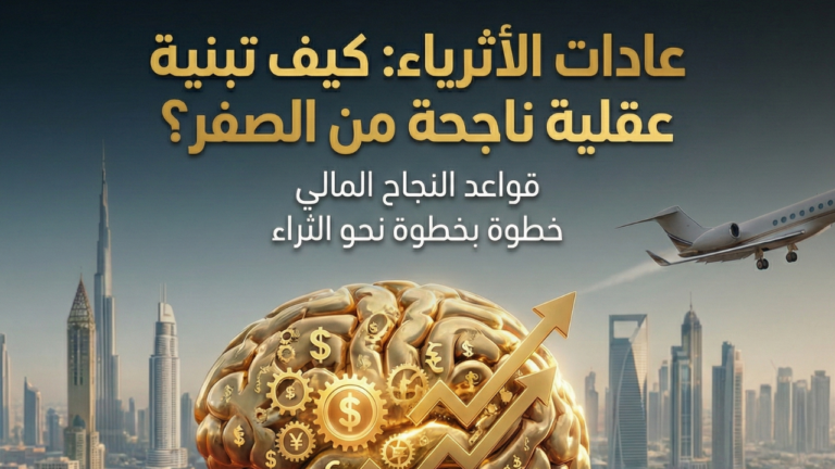 عادات الأثرياء: كيف تبني عقلية مالية ناجحة من الصفر؟