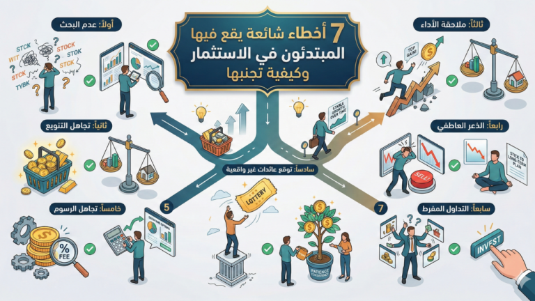 الأخطاء الشائعة في الاستثمار وكيفية تجنبها