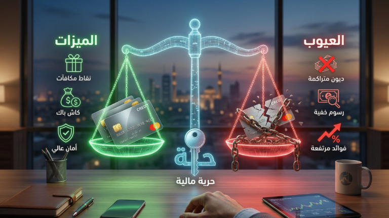 مميزات وعيوب البطاقات الائتمانية